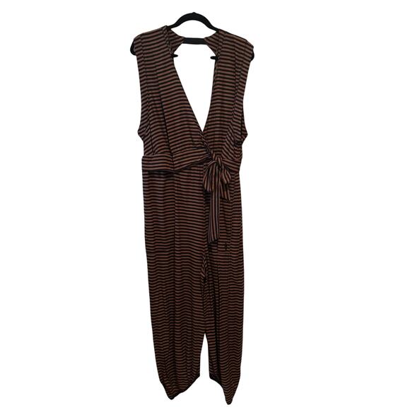 Free People Movement Find The Chi Striped Onesie Jumpsuit Women's Size Medium - Picture 3 of 11